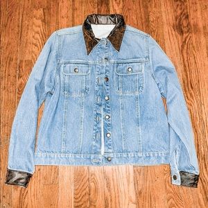 Vintage Denim/Leather Jacket